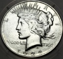 USA 1 dolar Peace dollar 1923 Dolar Pokoju SREBRO