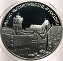 20 zł złotych 2007 TORUŃ Miasto Średniowieczne w Toruniu SREBRO