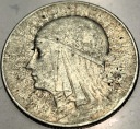 5 zł złotych 1933 Głowa Kobiety Polonia Jadwiga Babka SREBRO