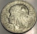 5 zł złotych 1934 Głowa Kobiety Polonia Jadwiga Babka SREBRO