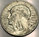 10 zł złotych 1933 Głowa Kobiety Polonia Jadwiga Babka SREBRO