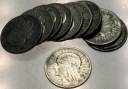 LOT zestaw 10 x 2 zł złote Głowa Kobiety Polonia Jadwiga Babka
