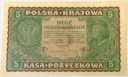 1919 5 Pięć Marek Polskich II Serja B
