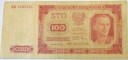 1948 100 zł sto złotych seria BD banknot