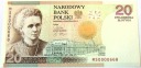 2011 20 zł złotych Maria SKŁODOWSKA Curie banknot kolekcjonerski NBP