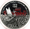 10 zł złotych 2009 Wybory 4 VI 1989 Solidarność Jan Paweł II SREBRO