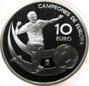 Hiszpania 10 Euro 2012 Mistrzowie Europy SREBRO