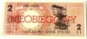 NIEOBIEGOWY 2 zł dwa złote 1990 Seria B KATOWICE Miasta Polskie banknot