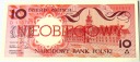 NIEOBIEGOWY 10 zł dziesięć złotych 1990 Seria D WARSZAWA Miasta Polskie
