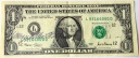 USA 1 dolar 2001 Washington banknot
