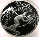 10 zł złotych 1998 Zimowe Igrzyska Nagano Japonia SREBRO