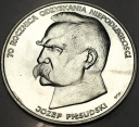 50000 zł 1988 Józef Piłsudski 70 rocznica odzyskania niepodległości SREBRO