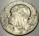 5 zł złotych 1934 Głowa Kobiety Polonia Jadwiga Babka SREBRO
