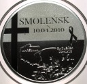 Medal Smoleńsk 10 04 2010 Mennica SREBRO