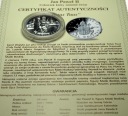 Jan Paweł II 2008 Totus Tuus Człowiek który zmienił Świat SREBRO