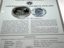 USA 1 dolar Dollar 1971 Eisenhower LUSTRO PROOF SREBRO