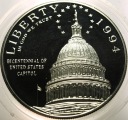 USA 1 dolar 1994 Kapitol SREBRO