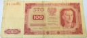 1948 100 zł sto złotych seria KA banknot
