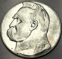 10 zł złotych 1937 Józef Piłsudski SREBRO