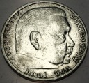 Niemcy 5 Marek 1935 Hindenburg SREBRO