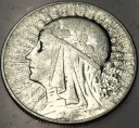 5 zł złotych 1933 Głowa Kobiety Polonia Jadwiga Babka SREBRO