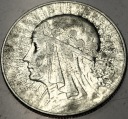 5 zł złotych 1934 Głowa Kobiety Polonia Jadwiga Babka SREBRO