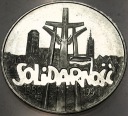 100000 zł złotych 1990 Solidarność TYP A uncja 1 oz SREBRO