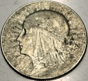 5 zł złotych 1934 Głowa Kobiety Polonia Jadwiga Babka SREBRO