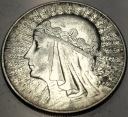 10 zł złotych 1932 Głowa Kobiety Polonia Jadwiga Babka SREBRO