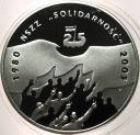 10 zł złotych 2005 NSZZ Solidarność 1980 2005 SREBRO
