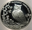 20 zł złotych 2005 Puchacz Zwierzęta Świata SREBRO