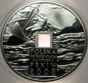 10 zł złotych 2008 Pekin Olimpiada Reprezentacja OTWÓR SREBRO