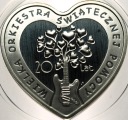 10 zł złotych 2012 20 lat WOŚP SERCE SREBRO