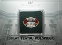 10 zł złotych 2013 Teatr Polski 100 lat Teatru Polskiego SREBRO (nr 1)