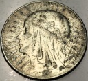 5 zł złotych 1933 Głowa Kobiety Polonia Jadwiga Babka SREBRO