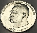 50000 zł 1988 Józef Piłsudski 70 rocznica odzyskania niepodległości SREBRO