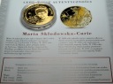 medal Wielcy Polacy - Maria Skłodowska-Curie