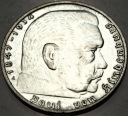 Niemcy 2 marki 1939 A Hindenburg SREBRO