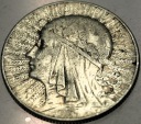5 zł złotych 1934 Głowa Kobiety Polonia Jadwiga Babka SREBRO