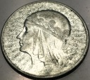 10 zł złotych 1932 Głowa Kobiety Polonia Jadwiga Babka SREBRO