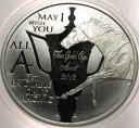 Cook Islands 1 Dolar 2012 Diamentowy Jubileusz Królowej Elżbiety II SREBRO