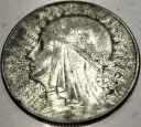 5 zł złotych 1933 Głowa Kobiety Polonia Jadwiga Babka SREBRO