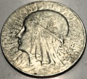 5 zł złotych 1934 Głowa Kobiety Polonia Jadwiga Babka SREBRO