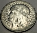 10 zł złotych 1932 Głowa Kobiety Polonia Jadwiga Babka SREBRO