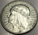 10 zł złotych 1933 Głowa Kobiety Polonia Jadwiga Babka SREBRO
