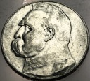 10 zł złotych 1937 Józef Piłsudski SREBRO