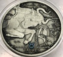 Znaki zodiaku 2013 Byk Taurus Mennica SREBRO