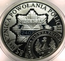 10 zł złotych 2004 POLICJA 85 rocznica powołania Policji SREBRO