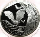 20 zł złotych 2010 Podkowiec Mały nietoperz Zwierzęta Świata SREBRO