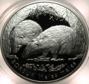 20 zł złotych 2011 Borsuk Zwierzęta Świata SREBRO